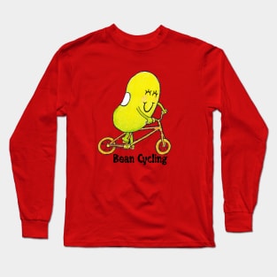 Just Bean Happy - Bean Cycling Long Sleeve T-Shirt